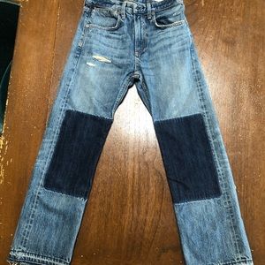 Frayed boyfriend jeans !